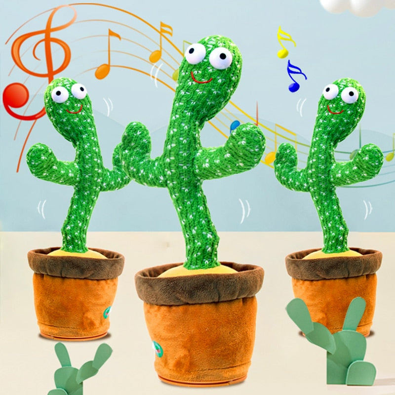 Jouet Cactus chantant et dansant Dancing Cactus - EUROTOPSHOPPING